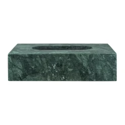 Coffret à mouchoirs Marble 14x25,5 cm, Dark forest