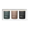 Coffret cadeau bougie parfumée Hibernation mini, 3 Pièces