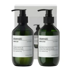 Coffret cadeau Meraki, savon et lotion à mains, Anti-odeur
