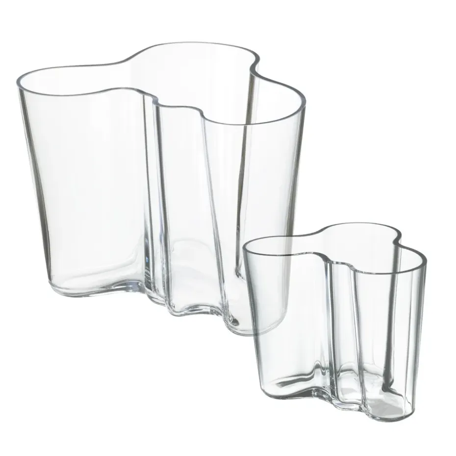 Coffret cadeau vase Aalto, transparent