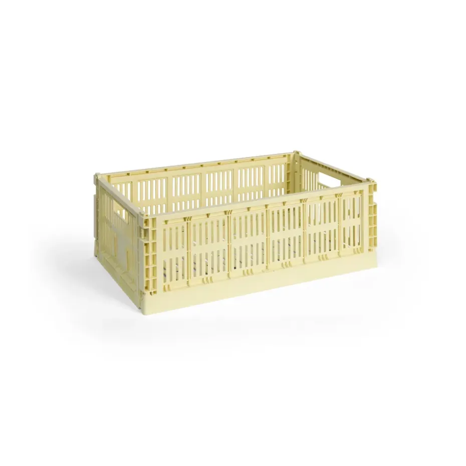 Colour Crate L 34,5x53 cm, Light yellow