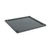 Colour Crate Square lock plastic large, Charcoal