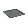 Colour Crate Square/Cube lock plastic medium, Charcoal