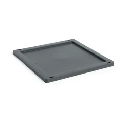 Colour Crate Square/Cube lock plastic medium, Charcoal
