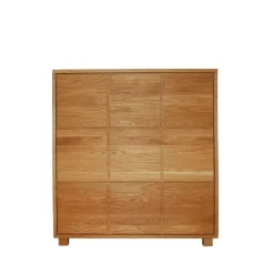 Commode 1, chêne huilé, 5 tiroirs