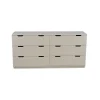 Commode Aoko double 6 tiroirs, Beige