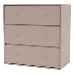 Commode CARRY 3 tiroirs, Mushroom