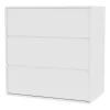 Commode CARRY 3 tiroirs, New white