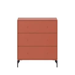 Commode Carry, hokkaido 162, pieds noirs laqués