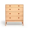 Commode Höllviken, Chêne blanchi pigmenté, 4 tiroirs