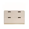 Commode Snö A2, rose, support en bouleau