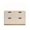 Commode Snö A2, rose, support en chêne