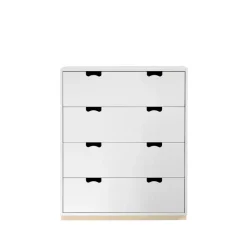 Commode Snö A, white, support en bouleau