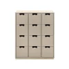 Commode Snö B, dark sand, support en bouleau