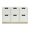 Commode Snö B2, white, support en bouleau
