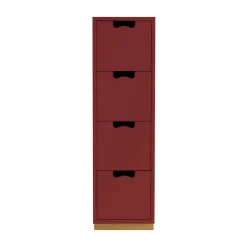 Commode Snö J4, Brown red