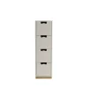 Commode Snö J4, light grey, base en chêne