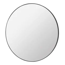 Complete miroir noir, Ø 80 cm