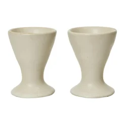 Coquetier Flow Lot de 2, Off-white speckle