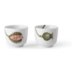Coquetier Hammershøi Poppy Lot de 2, Blanc-détails