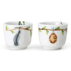 Coquetier Hammershøi Spring Ø5 cm Lot de 2, Blanc