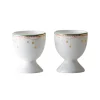 Coquetier Julemorgen Lot de 2, Blanc