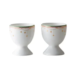 Coquetier Julemorgen Lot de 2, Blanc