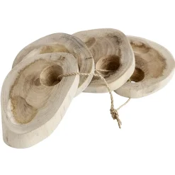Coquetier Organic Lot de 4, Nature