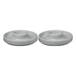 Coquetier Pilar Ø10,4 cm Lot de 2, Mirage grey