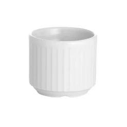 Coquetier Plissé, Blanc