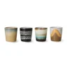 Coquetier 70's lot de 4, Granite