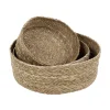Corbeille à pain Emil, lot de 3, naturel (beige)