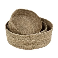 Corbeille à pain Emil, lot de 3, naturel (beige)