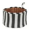 Corbeille à pain Toppu Ø24 cm, Noir-blanc-taupe
