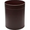 Corbeille Ørskov cuir, Chocolat
