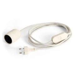 Cordon de la lampe Common Table 2,4 m, Clay white