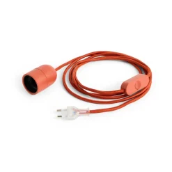 Cordon de la lampe Common Table 2,4 m, Rusty red