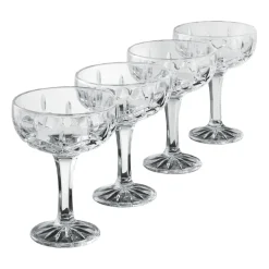 Coupe à champagne Harvey 25 cl Lot de 4, Transparent