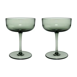 Coupe à champagne Like 10 cl, lot de 2, Sage