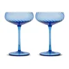 Coupe à champagne Opacity 30 cl lot de 2, Bleu