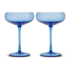 Coupe à champagne Opacity 30 cl lot de 2, Bleu