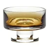 Coupe basse sur pied Zuma S Ø8,5 cm, Ambre