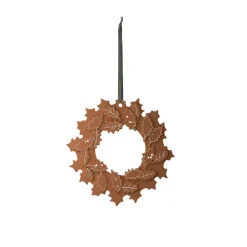 Couronne de Noël Gingerbread Ø18.5 cm, Brun