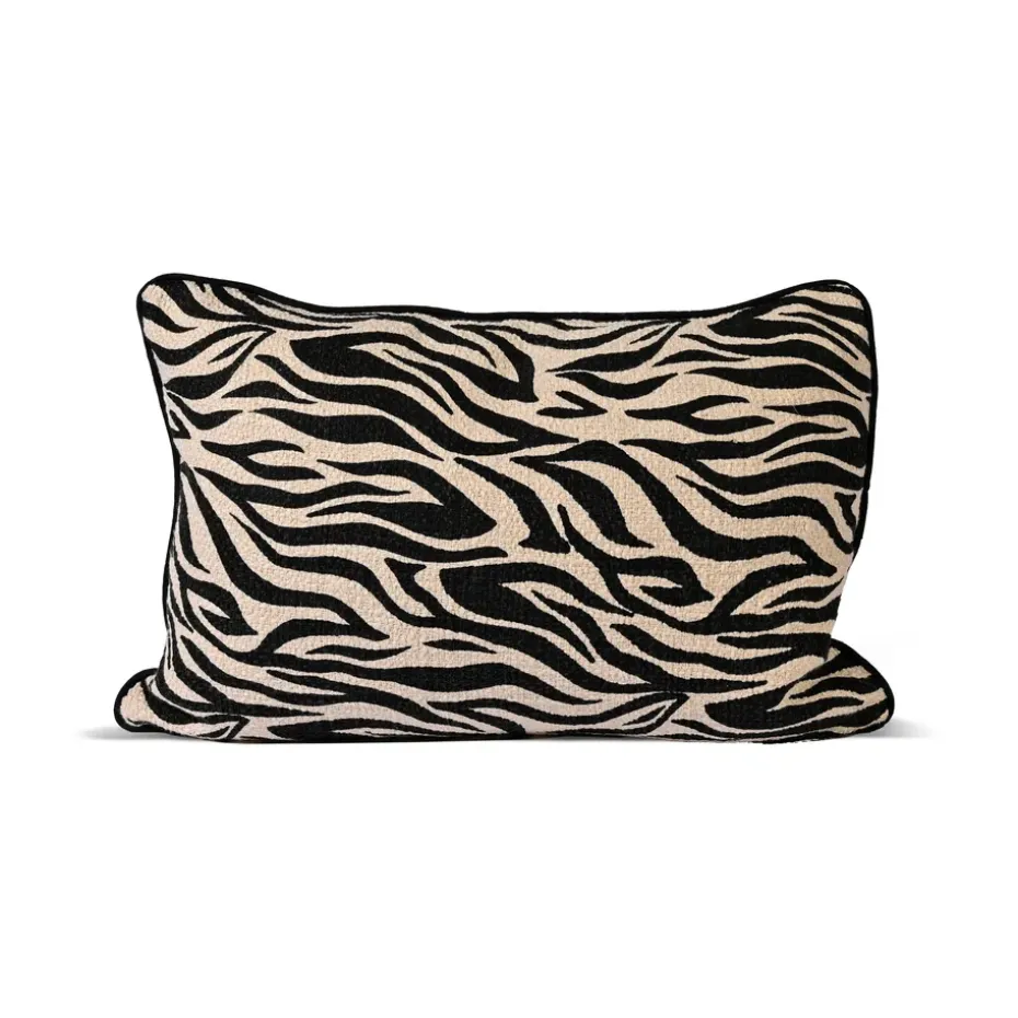 Coussin Anima L 40x60 cm, Zebra-noir