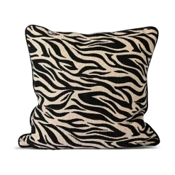 Coussin Anima M 50x50 cm, Zebra-noir