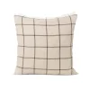 Coussin Calm camel-black, 48x48 cm