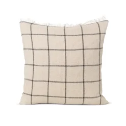 Coussin Calm camel-black, 48x48 cm