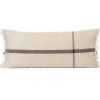 Coussin Calm camel-black, 38x88 cm
