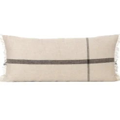 Coussin Calm camel-black, 38x88 cm