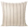 Coussin Calm camel-black, 78x78 cm
